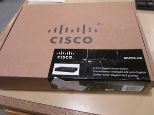 Cisco SG250-08 8-Port Gigabit Smart Switch SG250-08-K9-NA - Picture 1 of 4