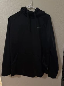 Felpa nera Nike Dri Fit con cappuccio uomo grande  - Foto 1 di 2