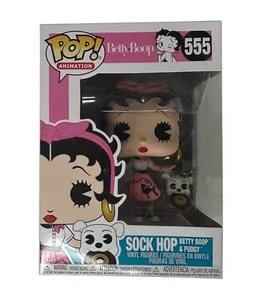 NIB 2018 Funko Pop Betty Boop - Sock Hop Betty Boop & Pudgy #555 VAULTED - Picture 1 of 8