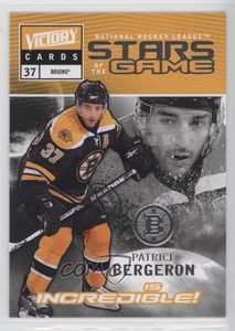 2009-10 Upper Deck Victory Stars of the Game Patrice Bergeron #SG2
