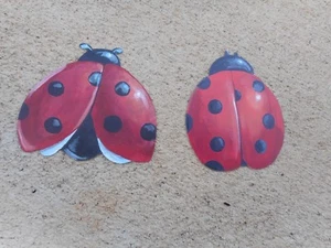 Pkg of 25 Ladybugs Wallpaper Cutouts by Wallies/ 12168/ craft/ wall decor/ NEW - Picture 1 of 2