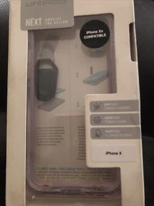 Lifeproof Next Hülle für iPhone XS/X, Ultra Violett, Schmutztropfen Schneefest  - Bild 1 von 1