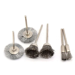 Small Steel Brush Pen/Wheel/Bowl Wire Brush Metal Rust Removal Polishing Tools