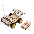 Wooden RC Car Toy Science Kits Assembly Experiment Project for Children Kids