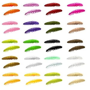 Libra Lures LARVA Cheese Alle Größen Farben 30 35 45mm Maden Imitat Käse Krill - Bild 1 von 21