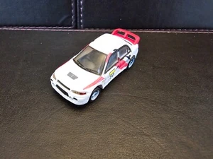 White/Red 10 Mitsubishi Lancer Evolution IV E-CN9A 1/72 Yujin Initial D Loose - Picture 1 of 5