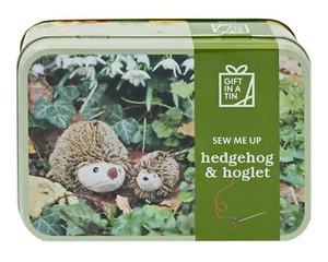 Apples To Pears Gift In A Tin Sew Me Up Hedgehog & Baby Hoglet - Picture 1 of 3