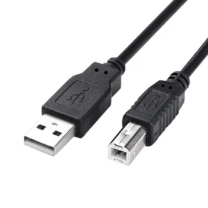Black Type A Male to B Male USB Cable(5ft/1.5m) for More of Printer and Scanner - Picture 1 of 5