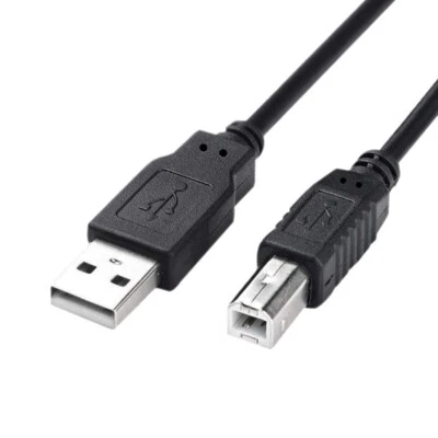 Black Type A Male to B Male USB Cable(5ft/1.5m) for More of Printer and Scanner - Image 1 of 4