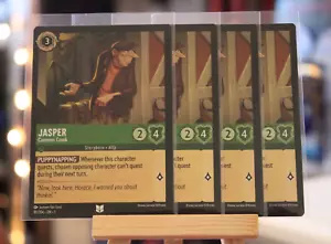 Disney Lorcana Play Set - Jasper Common Crook - 81/204 NM+ NON-Foil x4 Cards - Picture 1 of 1