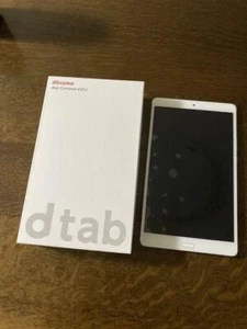 Huawei dtab Compact d-01J Tablet Mobile Android PC Japan 8.4 inch Android DoCoMo - Picture 1 of 9
