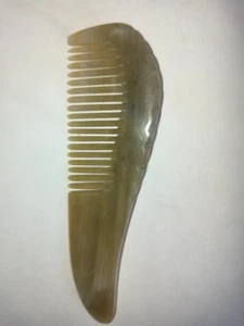 Beard & Mustache Comb - Pocket Sized. All-Natural Handcrafted Horn Newyeargifts - Picture 1 of 4