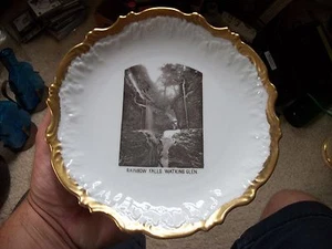 RAINBOW FALLS WATKINS GLEN NEW YORK BILD WERBETELLER SOUVENIR WS WAUGH - Bild 1 von 5