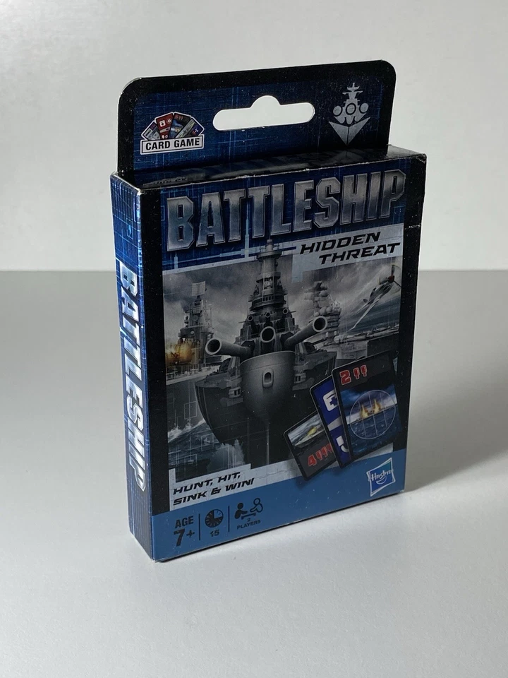 Battleship Hidden Threat Family Travel Card Game Hasbro 2011 Battle Ships