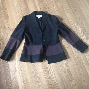 Blazer Issey Miyake Manga Larga Mezcla Lana Traje de Negocios Chaqueta Abrigo Talla 2 - Imagen 1 de 12