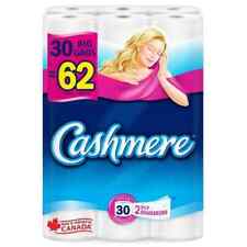 Cashmere Toilet Paper, Hypoallergenic and Septic Safe, 30 Big Rolls = 62 Single