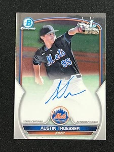 2023 Bowman DRAFT CHROM AUSTIN TROESSER AUTO METS CDA-ATR - Bild 1 von 2