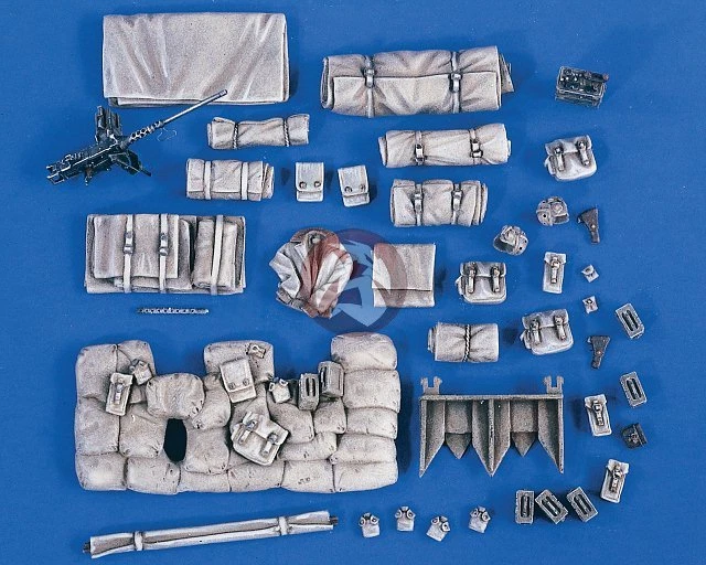 Verlinden 1/48 M4 Sherman Tank Stowage and Sandbag Armor Set WWII [Resin] 2233 - Image 1 of 1