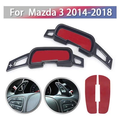 Steering Wheel Shift Paddle Extension Shifter For Mazda 3 Axela Atenza 2014-2018 Foto 1 de 4