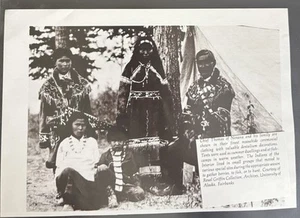 Buchausschnitt Foto Häuptling Thomas von Nenana Athabascan Alaska - Bild 1 von 1