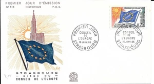 France 1965 FDC Council Of Europe YT Service 24 - Picture 1 of 1