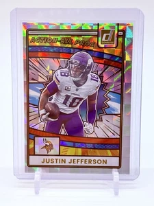 2025 Panini Donruss Justin Jefferson Action All Pros #AAP-JJE Minnesota Vikings - Picture 1 of 2