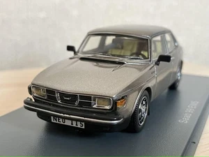 NEO 1/43 Saab 99 EMS Silver Gray Metallic Rare Item #PG2F6K - Picture 1 of 11