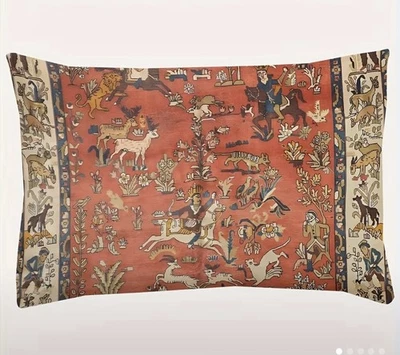 Pair of 12 x 20 Kilim Bohemian Lumbar Pillows Including Inserts - Image 1 of 4