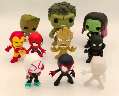 Funko Pop! Bobbleheads Marvel Superhéroes, Lote de 10, Sin Duplicados  Foto 1 de 4