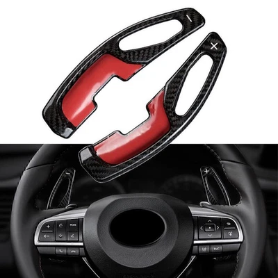 2x Carbon-Faser-Schwarz-Lenkrad-Schaltpaddel für LEXUS GS250 ES250 RX250 RX - Bild 1 von 4