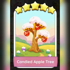 1 x Candied Apple Tree ⭐️⭐️⭐️⭐️⭐️ -S 18- Bon Appetit Album Mono_po_ly_go Sticers - Bild 1 von 1