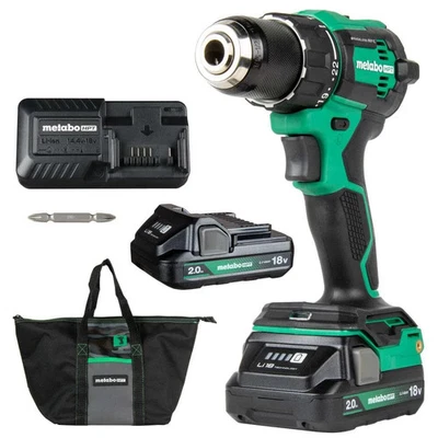 Metabo Hpt 18V Multivolt Cordless Brushless Hammer Drill Kit (2 X 2.0Ah) - Image 1 of 4