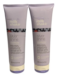 2 acondicionadores Milk Shake Silver Shine de 8,4 oz cada uno paquete de dos nuevos - Imagen 1 de 8