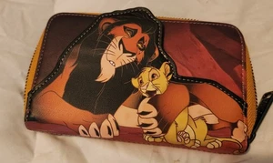 Disney Loungefly klassische König der Löwen Narbe orange braun gelb Geldbörse 6x4,5" Neu  - Bild 1 von 8