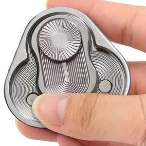 Metal Rotary Magnetic Slider Fidget Toy Edc Anti Stress Toys Adult Stress Relief - Picture 1 of 12