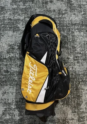 Bolsa de pie de golf Titleist divisor de 14 vías naranja/azul marino/blanco Foto 1 de 4