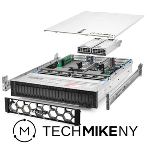Dell PowerEdge R740xd NVMe Server 3.20Ghz 16-Core 96GB RAM 3.8TB Storage Rails - Picture 1 of 5