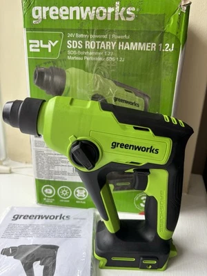 Greenworks 24V SDS Rotary Hammer Drill 1.2J - Image 1 of 2