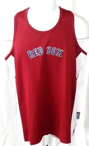 Boston Red Sox Baseball No Sleeve Tank Top Shirt Burgundy - Picture 1 of 1