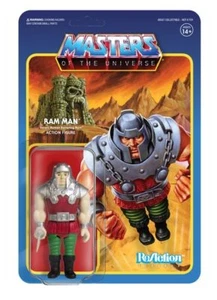 Masters of the Universe Super 7 ReAction RAM MAN - Foto 1 di 1