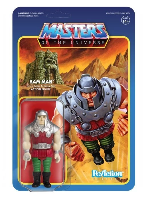 Masters of the Universe Super 7 ReAction RAM MAN - Immagine 1 di 1