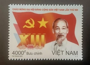 Vietnam 2021 13th Communist Party Congress Stamp Mint MNH  Ho Chi Minh - Bild 1 von 1