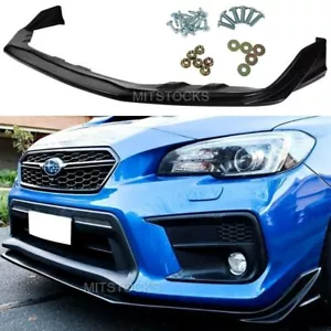 Kit de cuerpo alerón labial estilo 18-20 WRX STI S208 COMPLEMENTO ADICIONAL parachoques delantero barbilla PU - Imagen 1 de 4