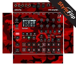 Piel Elektron Syntakt | Rojo camuflaje | Calcomanía protectora | StyleFlip Skins - Imagen 1 de 1