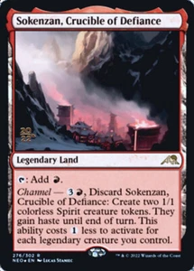 MTG - Sokenzan, Crucible of Defiance (prerelease) (NEO) FOIL - Picture 1 of 1