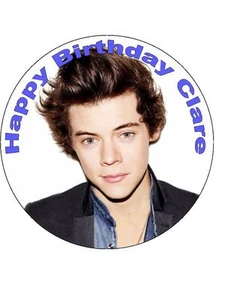 7,5 ESTILOS HARRY COMESTIBLE GLASEADO FIESTA/CUMPLEAÑOS PASTEL TOPPER - Imagen 1 de 1