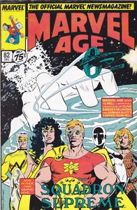 Marvel Age #82 (Marvel 1983) Squadron Supreme / Epic's Nightbreed & Hellraiser - Picture 1 of 2