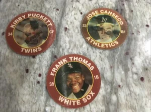Superstar Action Coins - Puckett, Canseco, Thomas - SEHR GUTER ZUSTAND - Bild 1 von 2