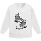 'Hiking Boots' Kid's Sweatshirt / Sweater / Jumper (KW044131)