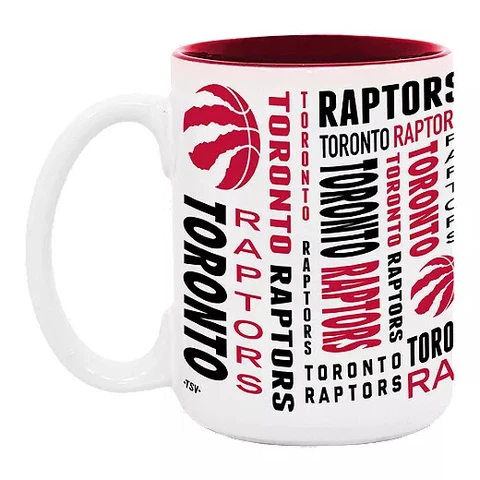 The Sport Vault Corp. Toronto Raptors 15oz Sublimated Coffee Mug Cover